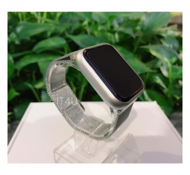 Kit Relógio Smartwatch Prata + 2 Pulseiras + Fone Bluetooth
