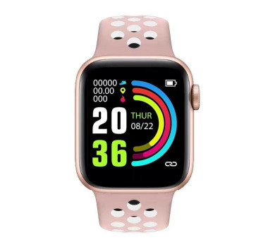 W5 relógio inteligente saúde pulseira de monitoramento Fitness smartwatch Esporte Android - Dourado
