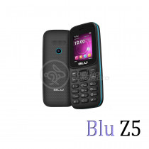 Celular Blu Z5 Dual Chip 32mb com Rádio Fm Câmera E Luz Z215 Preto/Azul Tela 1.8