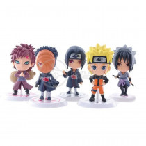 Ovo Surpresa com Miniatura Aleatória Naruto Anime Shippuden Mangá Boneco Mini Figuras Colecionáveis