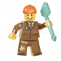 Brinquedo Boneco Bloco De Montar Roblox Compatível com LEGO - Builderman Merely