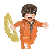 Brinquedo Boneco Bloco De Montar Roblox Compatível com LEGO - Jailbreak Fugitivo