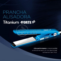 Prancha Chapinha Profissional Pro Nano Titânio Modelador Titanium 450f Progressiva Original Bivolt