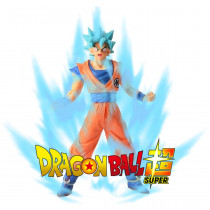 Boneco Action Figure Miniatura Goku Super Sayajin Blue Colecionáveis Dragonball Z Super - 18Cm