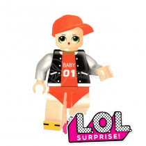 Boneca Mini LOL Bloco de Montar Compatível Com Lego New Series - M.C. Swang