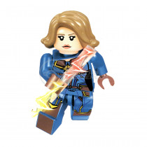 Boneco Mini Action Figure Avengers Infinity War Bloco de Montar Compatível Com Lego - Capitã Marvel