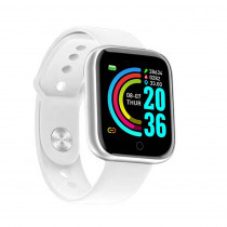 Relógio Inteligente Smartwatch D13 Pro Plus Pedômetro Multi-esportes Km Kcal Monitorador de Sono - Branco